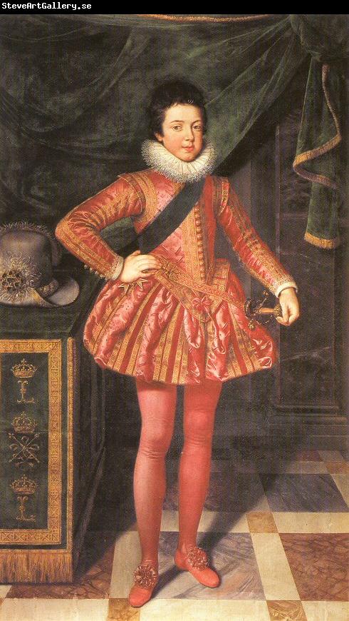 POURBUS, Frans the Younger Portrait of Louis XIII of France at 10 Years of Age